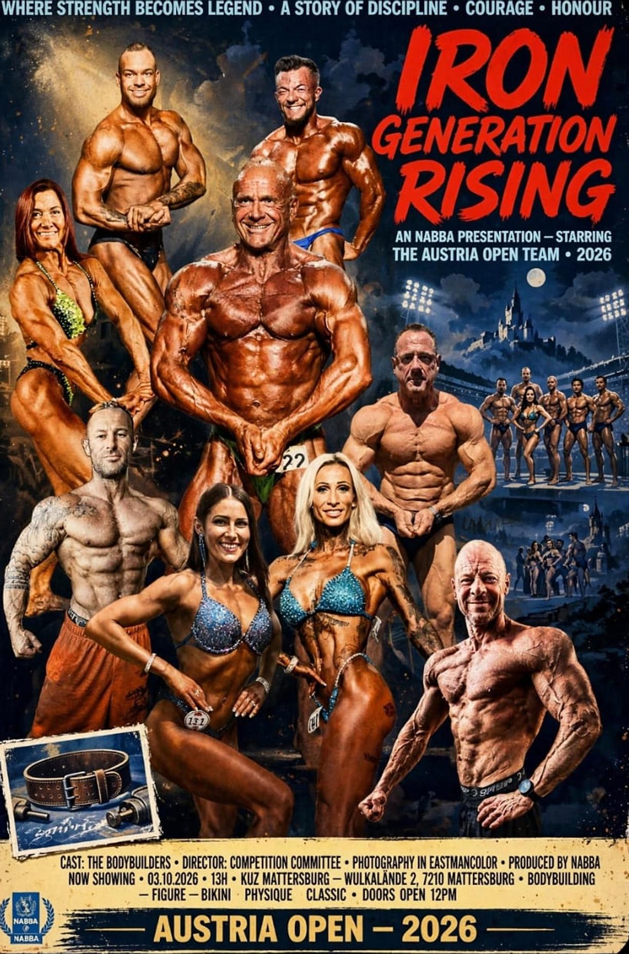 Herbstmeisterschaft 2026 · Austria Open Plakat